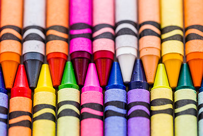 Crayon stacking