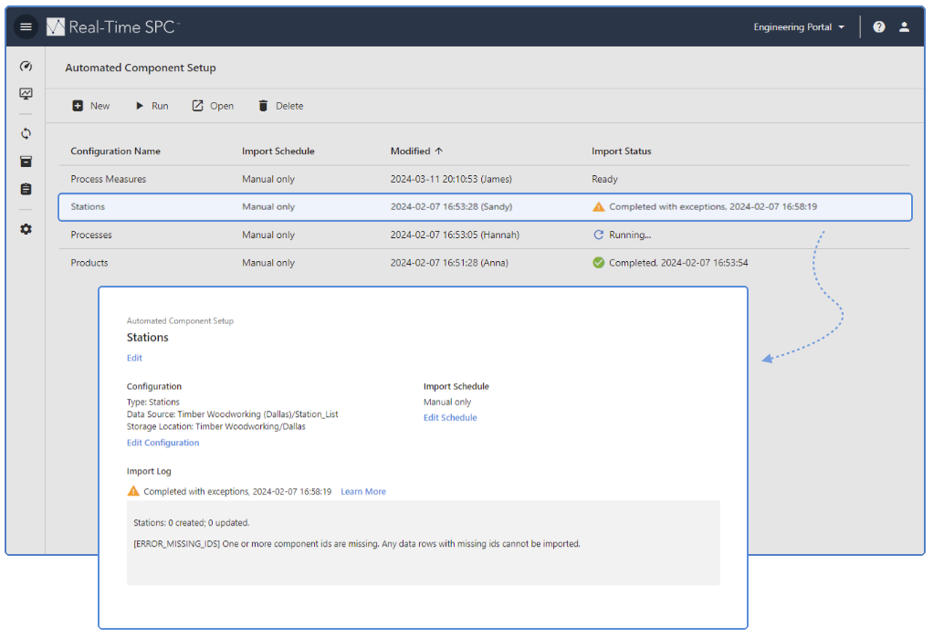 Incorporación de funciones: Configuración automatizada de componentes