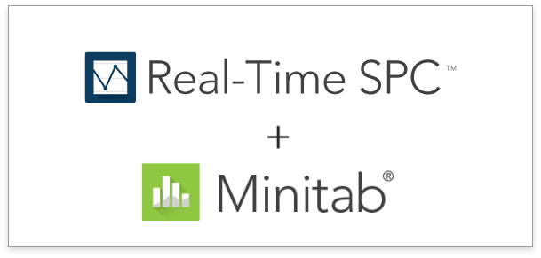 Logos von Real-Time SPC und Minitab