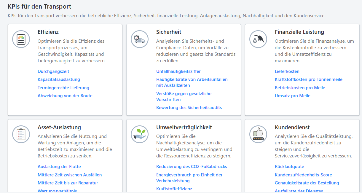 Neue Module für den Transport und Einzelhandel