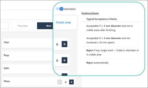 GLOBAL SETTINGS FOR INSTRUCTION DISPLAY
