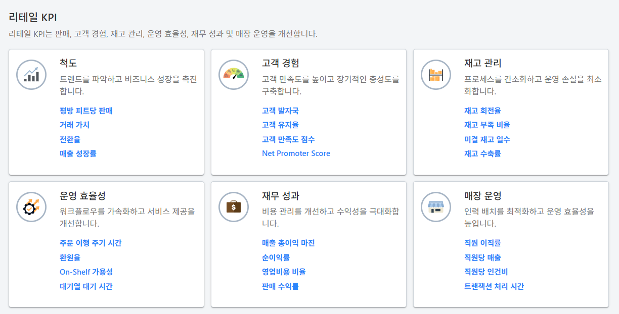 운송 및 소매 산업을 위한 새로운 모듈